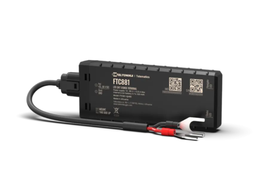 Teltonika FTC881 4G LTE ajoneuvon GPS-paikannin – IP69K-suojaus ja 1,8 m tarkkuus